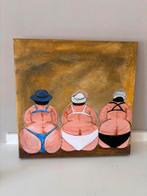 Dikke dames schilderij, Antiek en Kunst, Ophalen