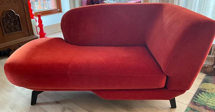 Leolux Flint Divan, Huis en Inrichting, Banken | Sofa's en Chaises Longues, Zo goed als nieuw, Tweepersoons, 150 tot 200 cm, 75 tot 100 cm
