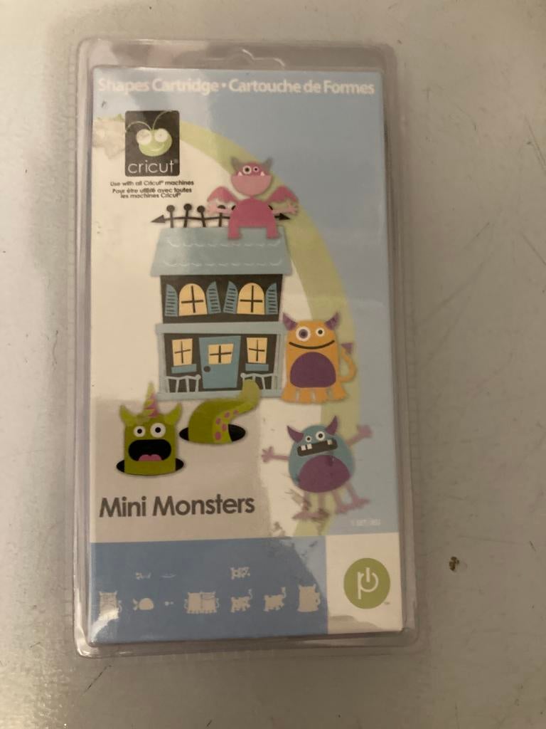 Cricut cartridge Mini monsters, Hobby en Vrije tijd, Scrapbooking, Ophalen of Verzenden, Nieuw, Cartridge, Cricut