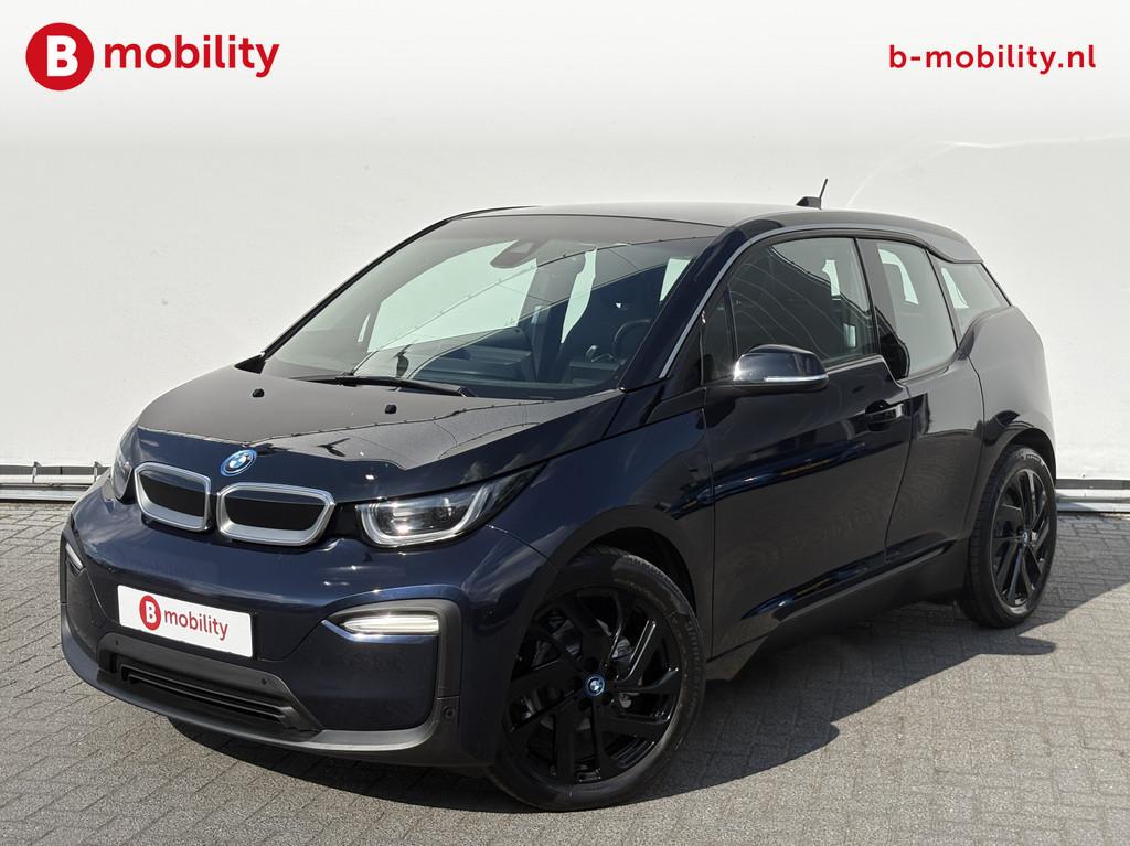 BMW i3 Executive Edition 120Ah 42 kWh SOH 97% Snelladen Warm, Auto's, BMW, Automaat, Zwart, 170 pk, 359 km