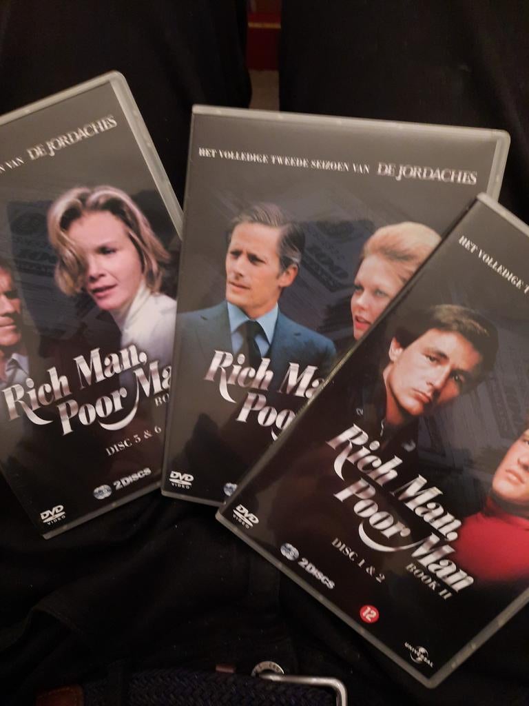 The Jordaches - Rich Man, Poor Man - serie op DVD Box, Vanaf 12 jaar, Ophalen of Verzenden, Zo goed als nieuw