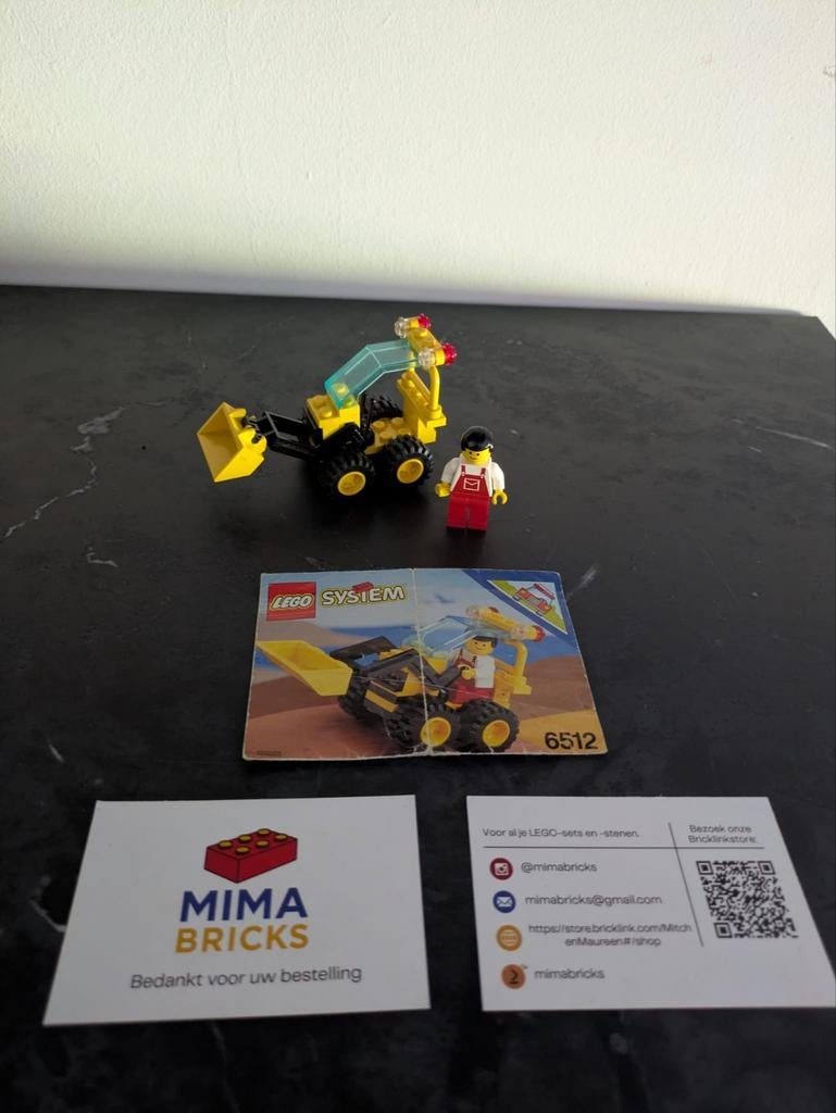Lego System 6512 Compleet met minifiguur en instructies, Compleet, Gebruikt, Overige thema's, Lego
