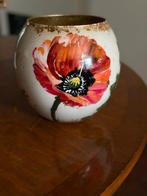 Handbeschilderde bol vazen, Huis en Inrichting, Woonaccessoires | Vazen, Overige kleuren, Nieuw, Ophalen of Verzenden, Glas