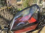 Tent cargobike long zwart, Fietsen en Brommers, Fietsen | Bakfietsen, Ophalen, Zo goed als nieuw, 1 kind