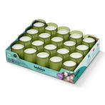 Bolsius Navulling Olijfgroen - 20 stuks, Ophalen of Verzenden, Nieuw, Groen, Kaars