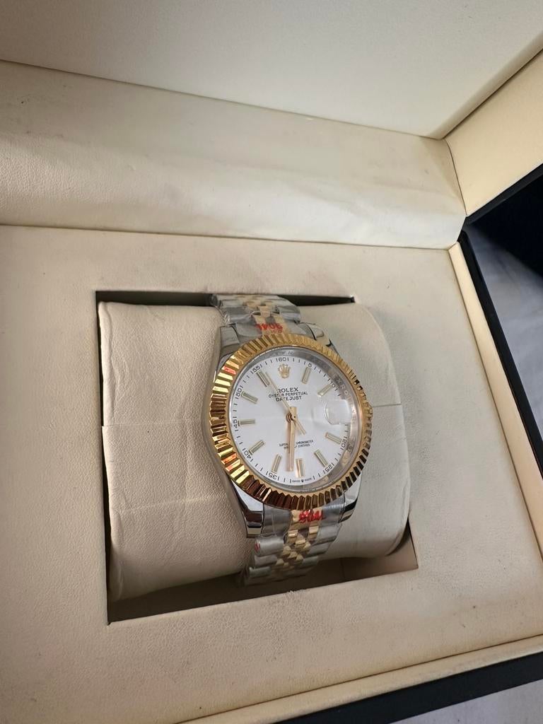 Rolex gold, Ophalen of Verzenden, Waterdicht, Zo goed als nieuw, IOS