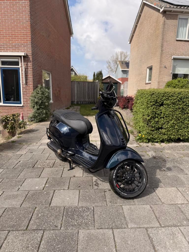 Vespa Sprint Custom Dark Midnight Blue 80cc Full malossi, Ophalen, Nieuw, Benzine, Vespa