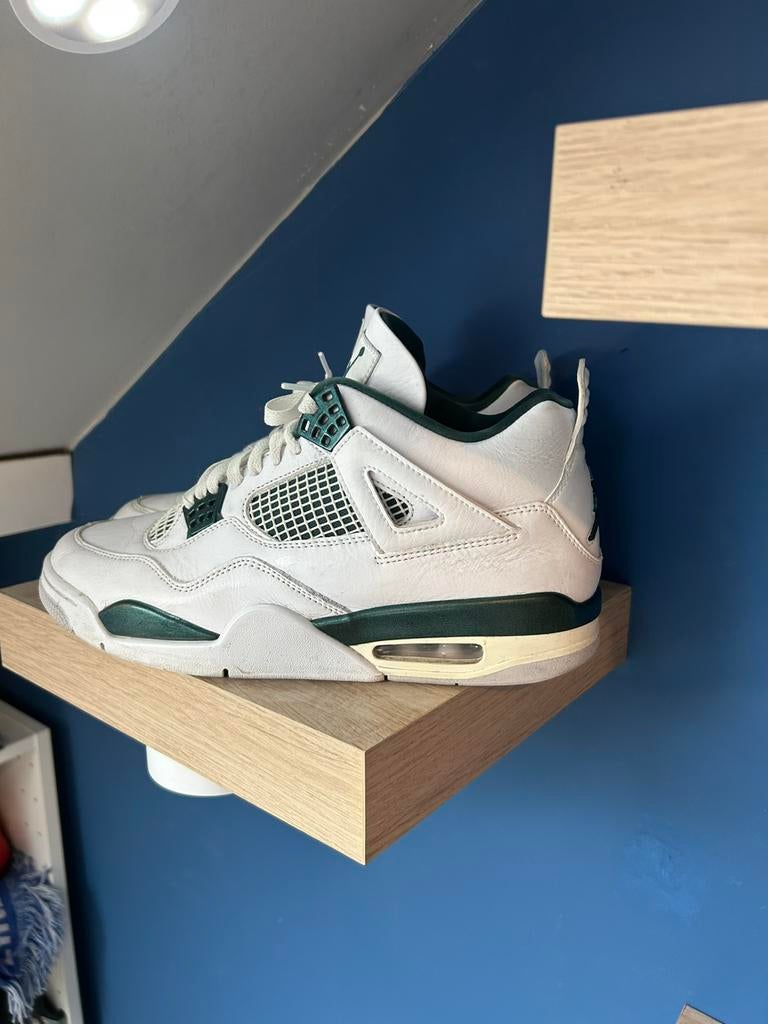 Nike air jordan 4 oxidized green-white., Ophalen of Verzenden, Zo goed als nieuw, Wit