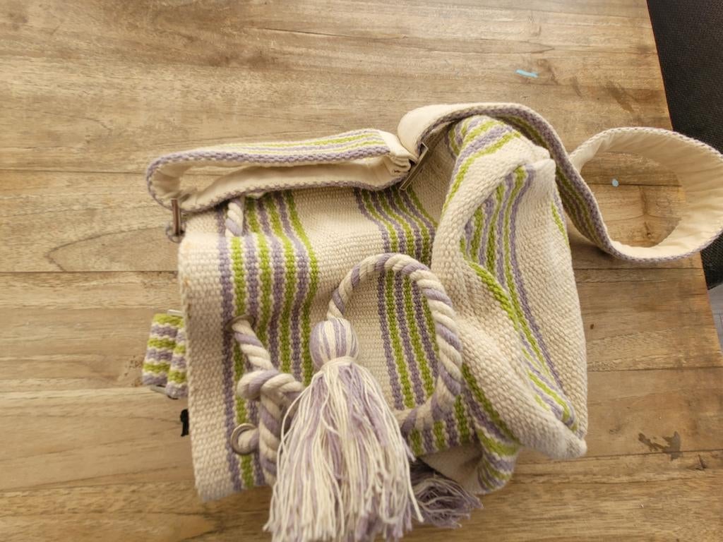 Sissy-Boy gestreepte schoudertas met kwastjes, Ophalen of Verzenden, Nieuw, Overige kleuren, Overige merken