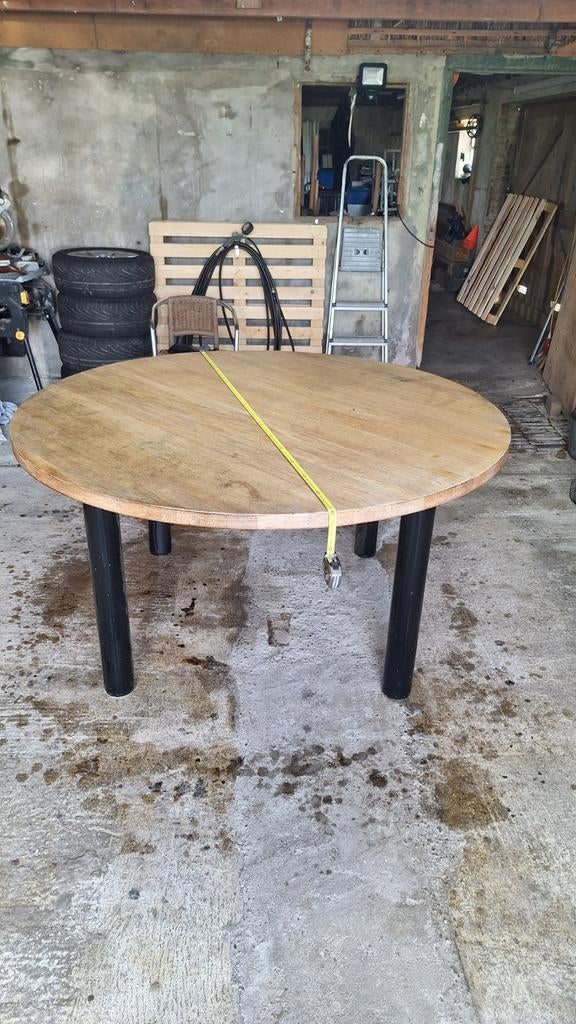 Grote ronde eettafel, Huis en Inrichting, Tafels | Eettafels, Ophalen of Verzenden, Rond, 50 tot 100 cm, 50 tot 100 cm