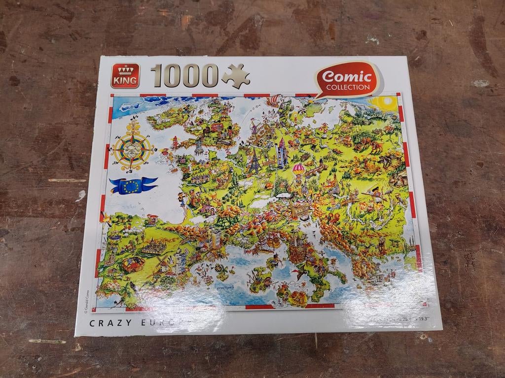 3 puzzels 1000 stukjes, Ophalen of Verzenden, 500 t/m 1500 stukjes, Zo goed als nieuw, Legpuzzel