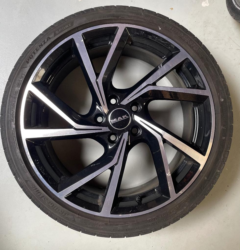 Mak Velgen 19 inch, Auto-onderdelen, Banden en Velgen, Gebruikt, Velg(en), 235 mm, Personenwagen