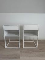 Nachtkastje wit IKEA Vikhammer, Huis en Inrichting, Ophalen, Gebruikt, Minder dan 45 cm, 55 tot 70 cm