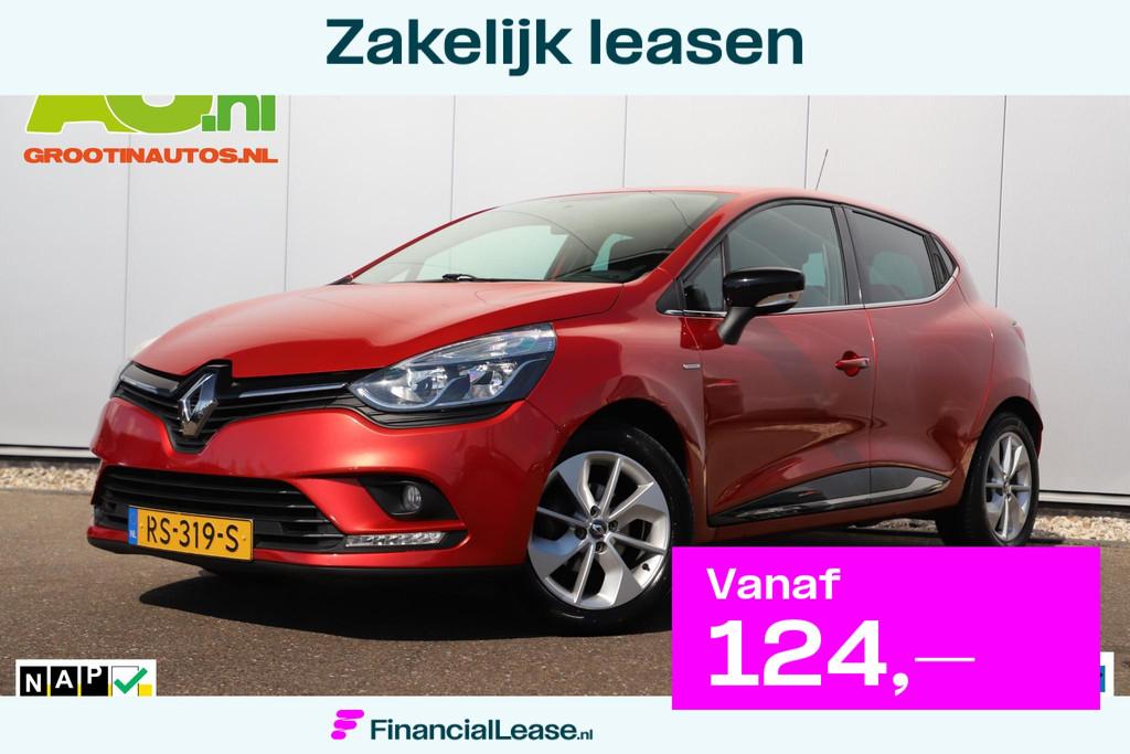 Renault Clio 0.9 TCe Limited Navigatie Airco Cruise Control, Voorwielaandrijving, 898 cc, Stof, Gebruikt