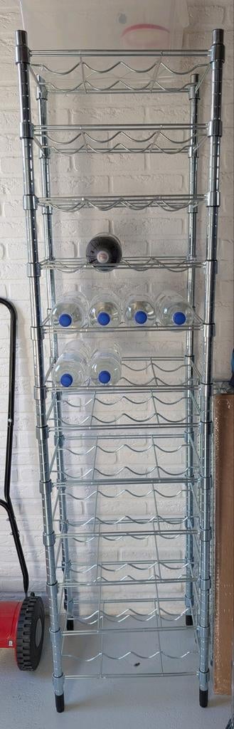 OMAR flessenrek (IKEA), Ophalen, Zo goed als nieuw, 25 flessen of meer, Metaal