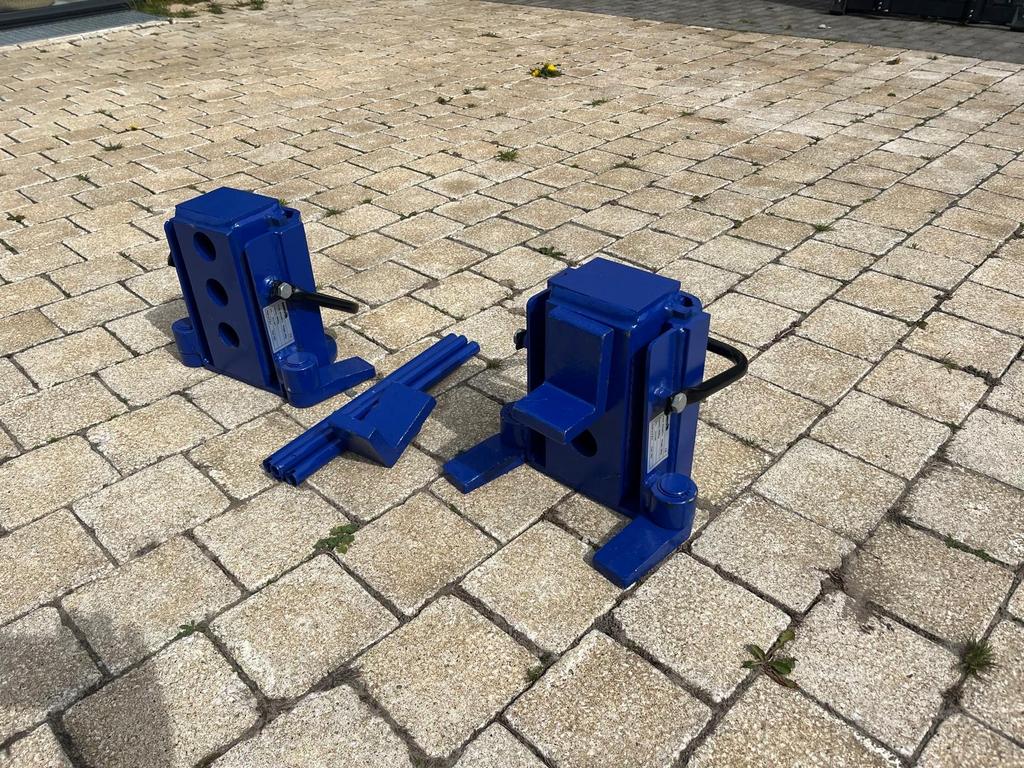 Machine krik / teen vijzel - 8000kg capaciteit, Ophalen, Gebruikt, Mechanisch, Potkrik