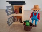 Playmobil boer met konijnenhok, konijnen en voer setnr 4491, Ophalen of Verzenden, Zo goed als nieuw, Complete set