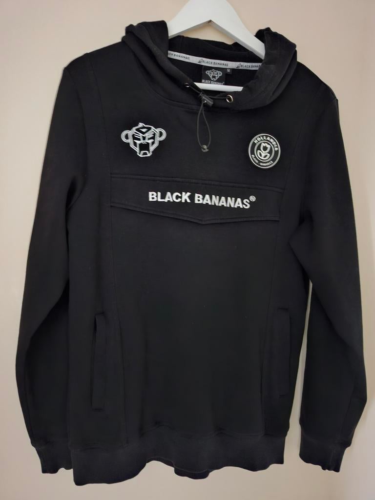 Black Bananas zwarte hoodie, Kleding | Heren, Overige Herenkleding, Ophalen of Verzenden, Gedragen, Black Bananas