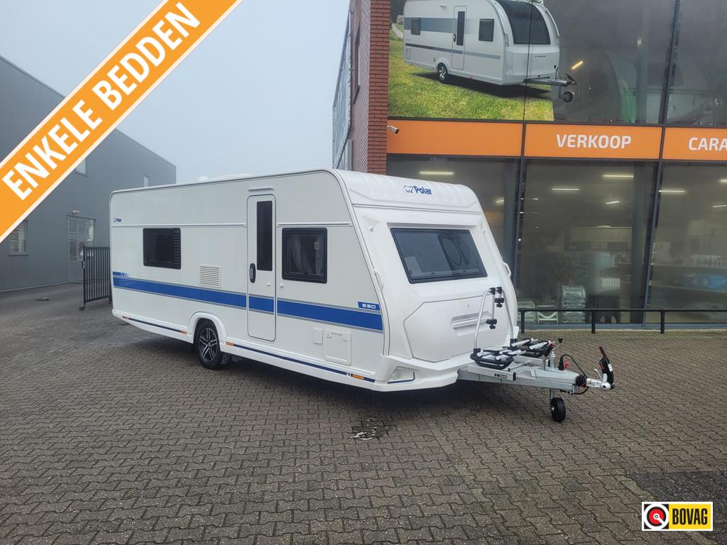 Polar Blue Edition 590 BS, Caravans en Kamperen, Caravans, Rondzit, Bedrijf, Overige typen, Tot en met 4