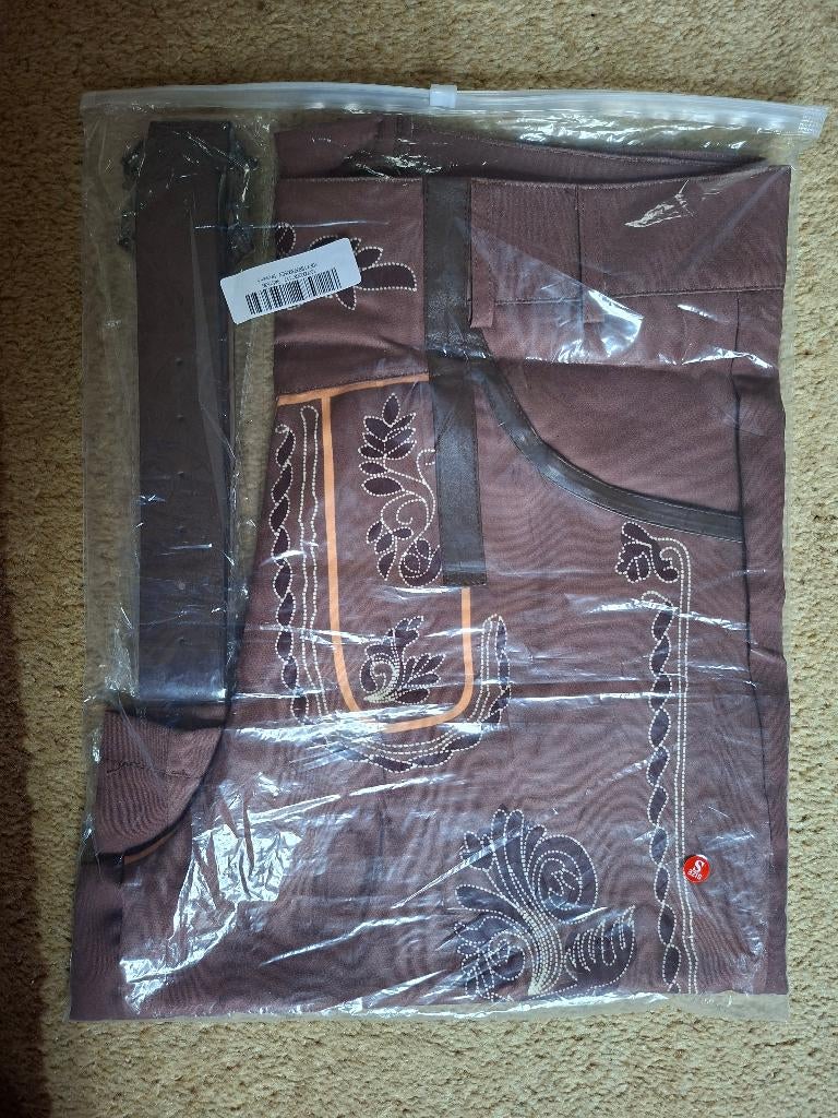 Lederhosen, textiel, nieuw., Kleding | Heren, Carnavalskleding en Feestkleding, Carnaval, Nieuw, Ophalen of Verzenden, Kleding