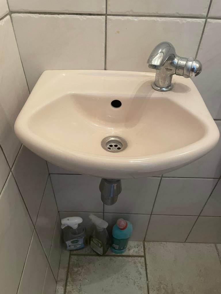 Wastafel voor de WC, Huis en Inrichting, Minder dan 50 cm, Ophalen of Verzenden, Zo goed als nieuw, Minder dan 100 cm