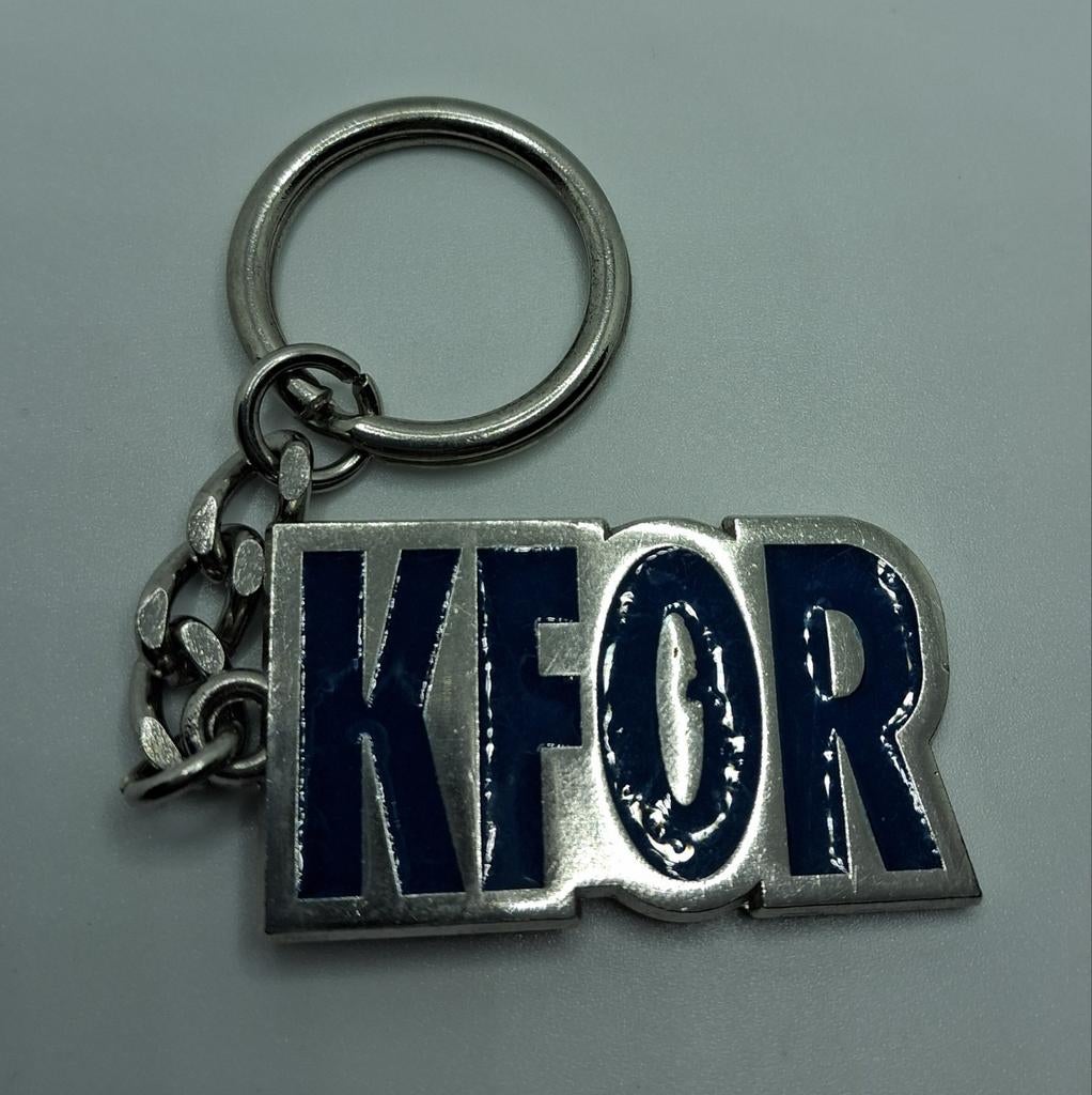 Sleutelhanger KFOR Kosovo, Verzamelen, Sleutelhangers, Ophalen of Verzenden