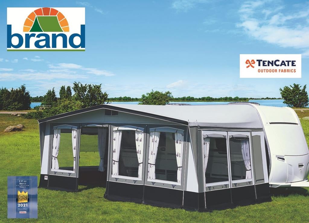 Brand Atrium 280 Voortent - Omloop 13, Caravans en Kamperen, Ophalen, Zo goed als nieuw, Brand