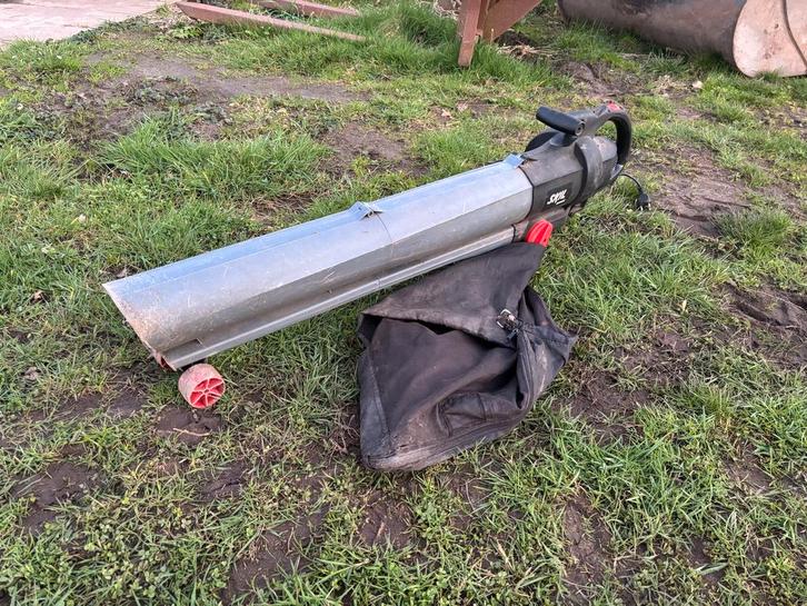 Skil bladblazer, Tuin en Terras, Bladblazers, Gebruikt, Handgedragen, Elektrisch, Met opvangzak, Ophalen of Verzenden