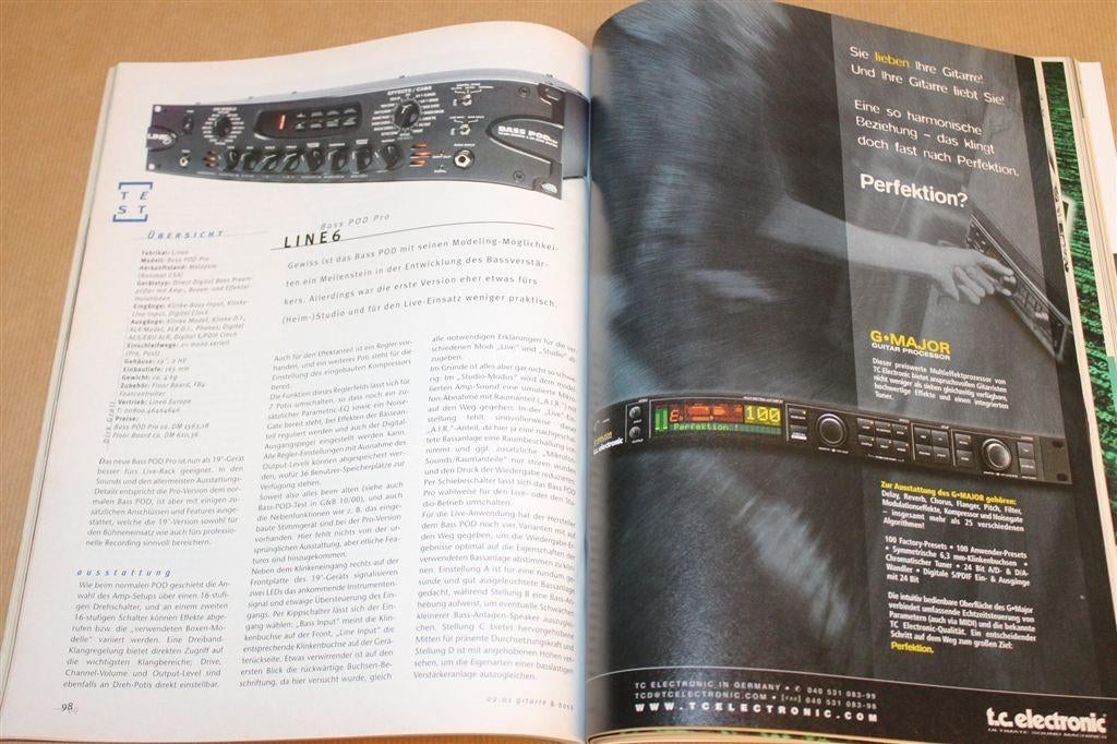 Magazine Gitarre & Bass [Feb 2001] — Beatles, Waters, Benson, Ophalen of Verzenden, Gelezen, Artiest