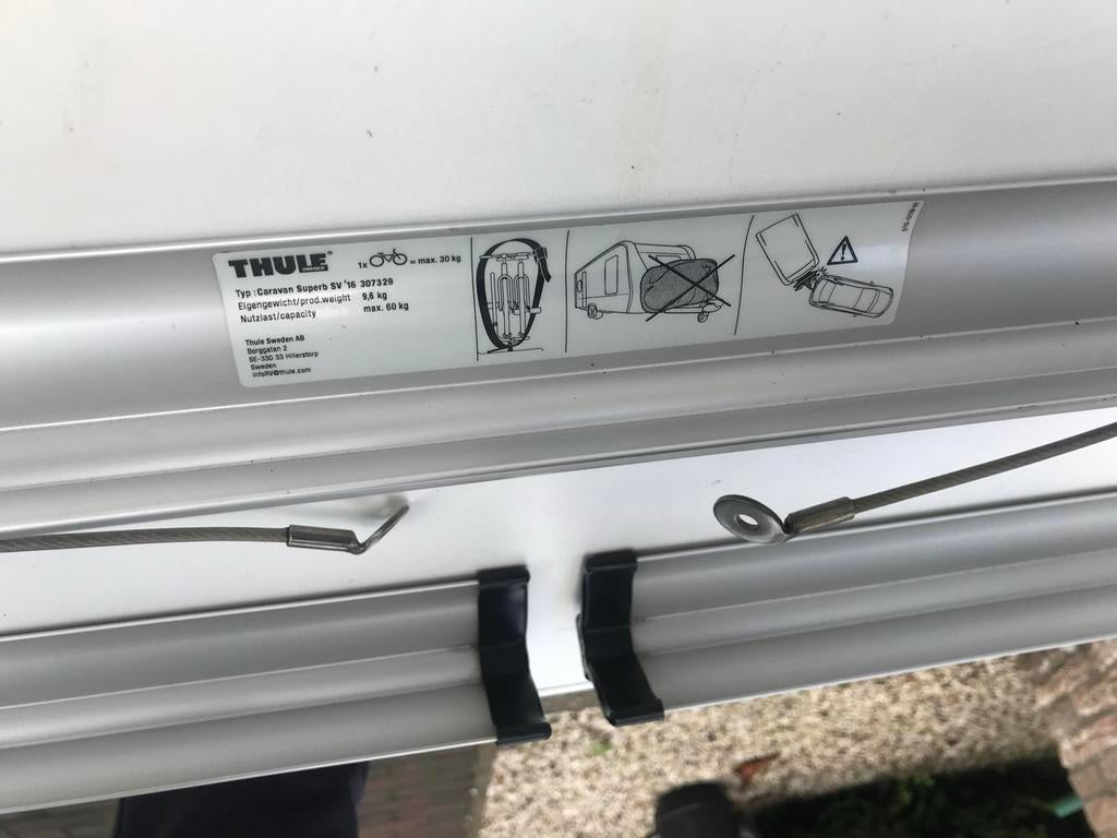 Thule wielgoot voor fietsendrager caravan, Auto diversen, Fietsendragers, Ophalen, Zo goed als nieuw, Fietsendrager-accessoire