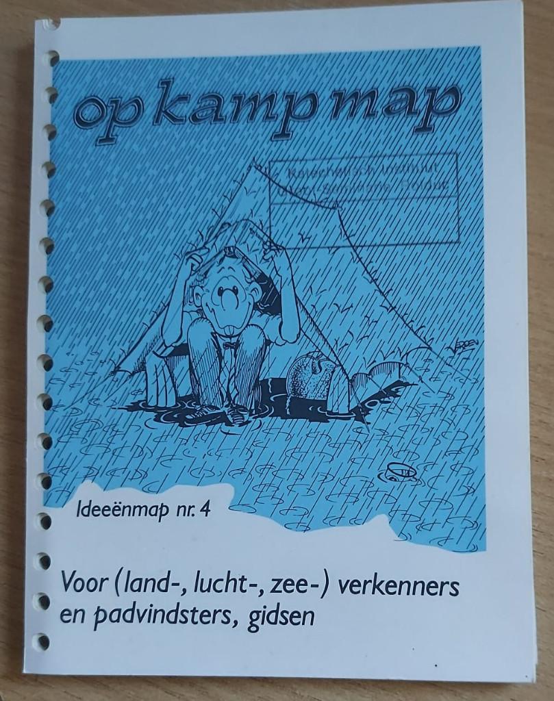 Scouting handboek OP KAMP MAP ideeen map nr 4, Verzamelen, Scouting, Ophalen of Verzenden, Zo goed als nieuw, Boek of Tijdschrift