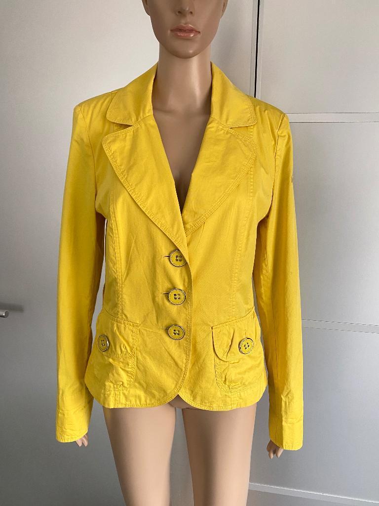 K107 Airfield maat 40=M jasje blazer colbert geel jas, Kleding | Dames, Jasjes, Kostuums en Pakken, Maat 38/40 (M), Geel, Ophalen of Verzenden