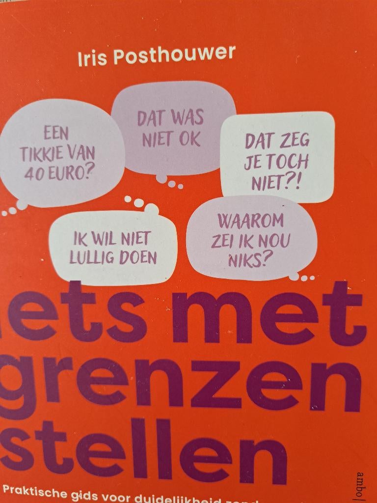 Iets met grenzen stellen – Iris Posthouwer (4e druk, 2023), Ophalen of Verzenden, Zo goed als nieuw, Ontwikkelingspsychologie