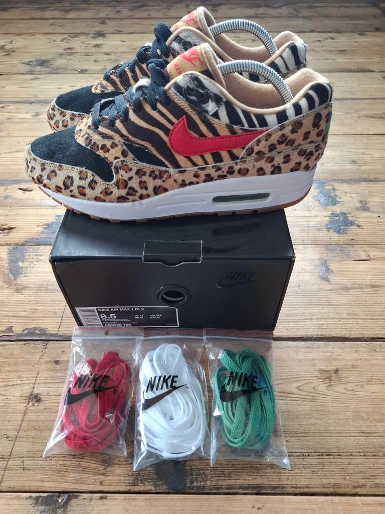 Nike Air Max 1 DLX Atmos Animal 2.0 Maat 42, Overige kleuren, Nike, Ophalen of Verzenden, Sneakers of Gympen
