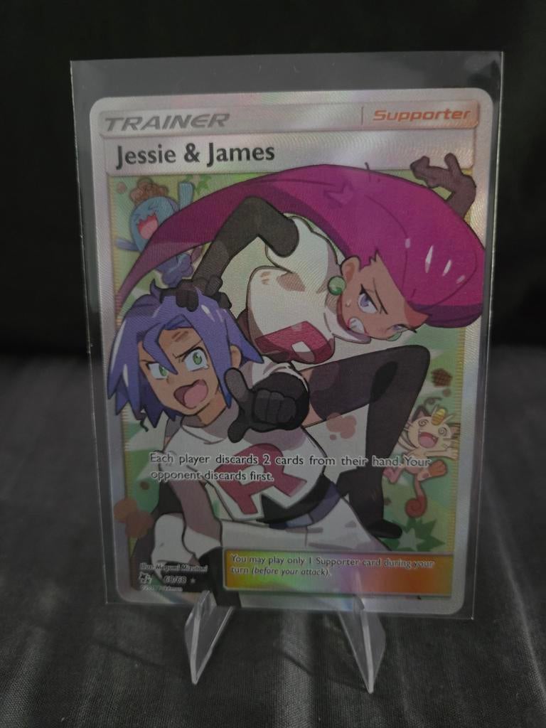 Jessie & James Full Art Trainer Hidden Fates, Ophalen of Verzenden, Nieuw, Losse kaart