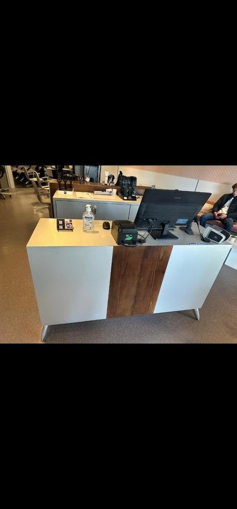 Moderne Receptiebalie met Houten Accent, Ophalen of Verzenden