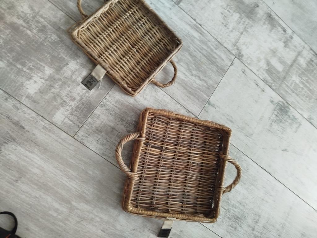 2 dienbladen Riviera maison, Ophalen of Verzenden, Zo goed als nieuw, Rond, Hout