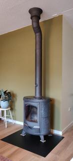 Hout gestookte Speksteen kachel Altech Eclips, Ophalen, Gebruikt, Houtkachel, Vrijstaand