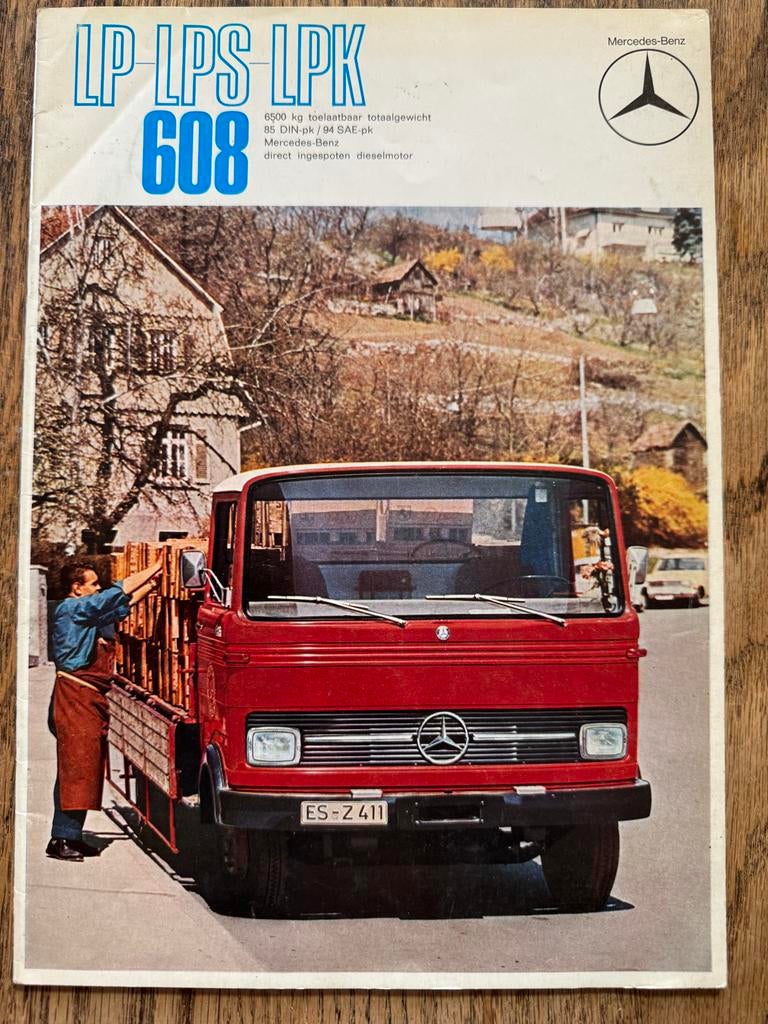 Mercedes brochure LP-LPS-LPK 608, Ophalen of Verzenden