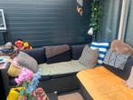 Lounge hoekbank, Tuin en Terras, 5 zitplaatsen, Rotan, Ophalen of Verzenden, Zo goed als nieuw
