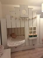 Bedhuisje met 3 slaapplaatsen, Gebruikt, 70 tot 85 cm, Ophalen of Verzenden, Hoogslaper of Stapelbed