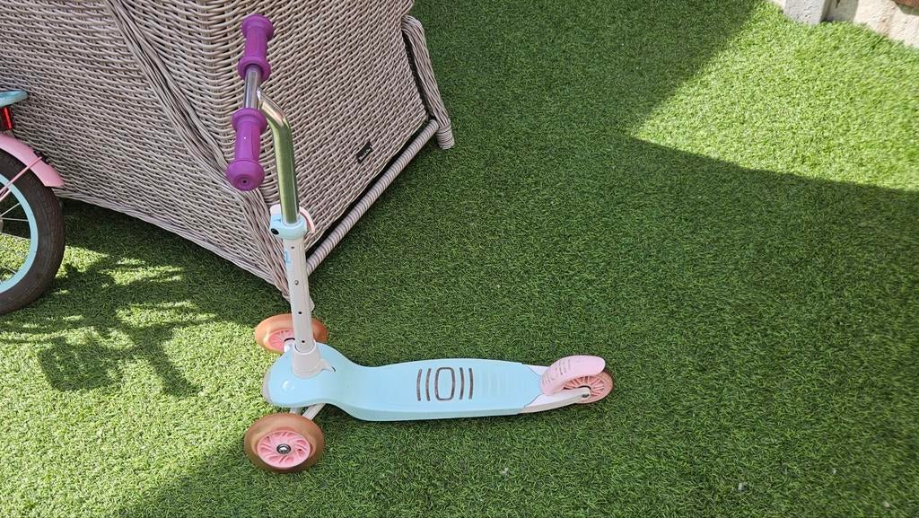 3-wiels kinderstep met lichteffect in wielen, Fietsen en Brommers, Steps, Ophalen, Gebruikt, Gewone step