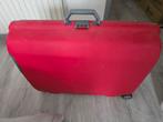 Rode Samsonite koffer met cijferslot en wieltjes, Sieraden, Tassen en Uiterlijk, Koffers, Gebruikt, Hard kunststof, 70 cm of meer