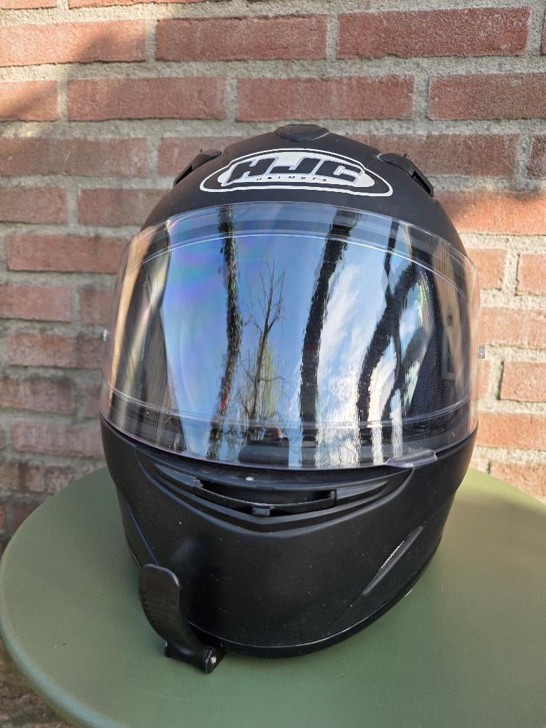 HJC Motorhelm met zonnevizier te koop, Ophalen, Heren, Integraalhelm, Tweedehands