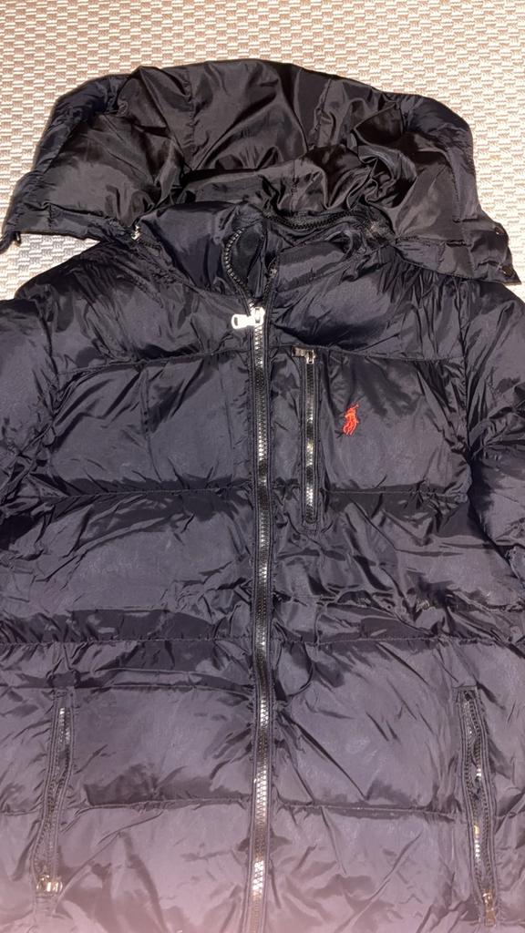 Polo Ralph Lauren Puffer Jacket Zwart Maat L, Kleding | Heren, Jassen | Winter, Ophalen of Verzenden, Zo goed als nieuw, Maat 52/54 (L)