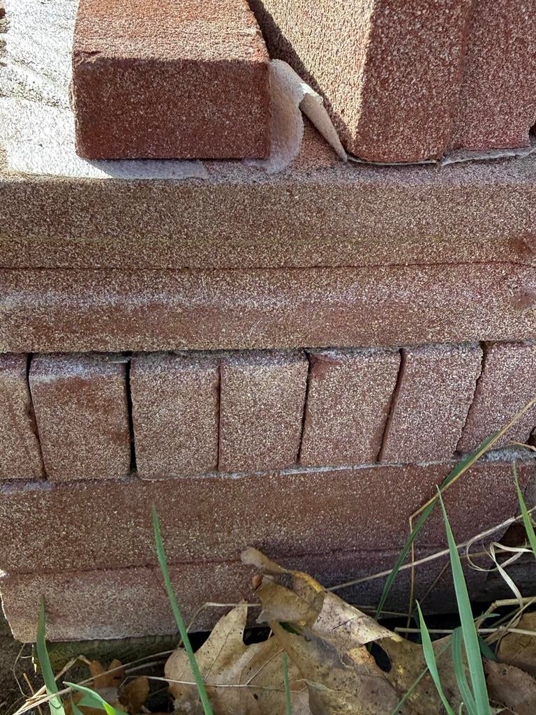 Steen strips gratis afhalen, Doe-het-zelf en Verbouw, Metselstenen, Ophalen, Zo goed als nieuw, Bakstenen