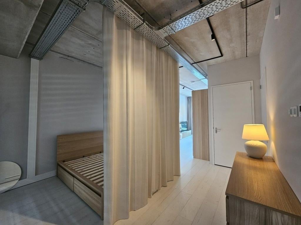 Gordijnen Scheidingswand Bedhemel LOFT Hemelbed Industrieel, Huis en Inrichting, Slaapkamer | Bedden, Ophalen, Zo goed als nieuw