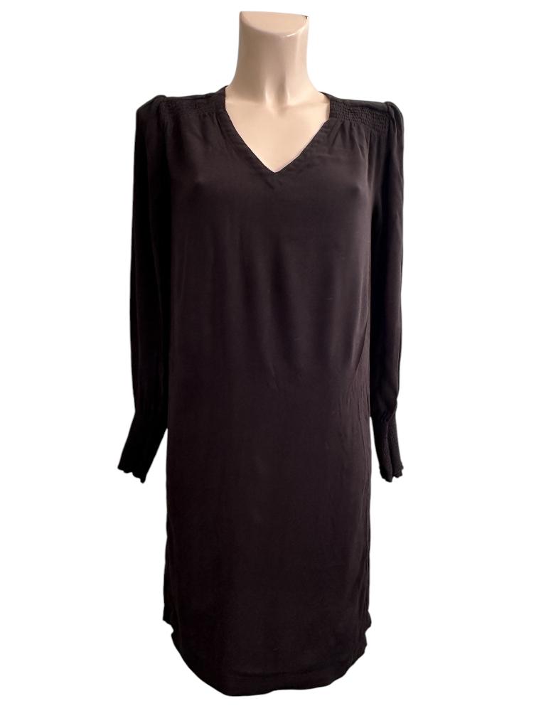 Rosemunde jurk L, Kleding | Dames, Zwart, Ophalen of Verzenden, Zo goed als nieuw, Onder de knie