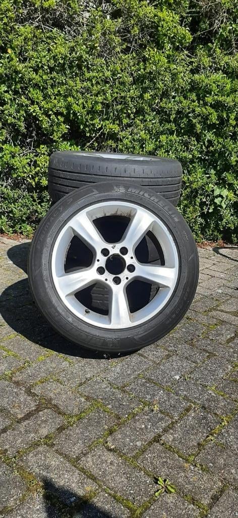 Lichtmetalen mercedes velgen, Ophalen, 16 inch, Banden en Velgen, 205 mm