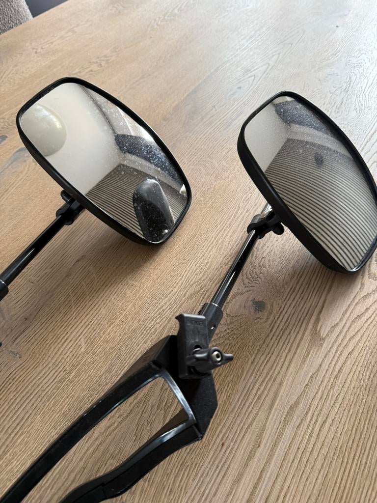 Emuk caravanspiegels mercedes c klasse W205, Caravans en Kamperen, Caravan accessoires, Ophalen, Zo goed als nieuw
